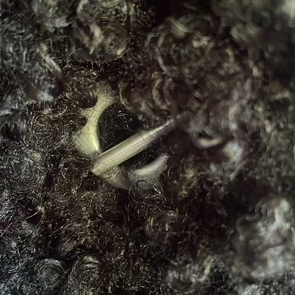 Faux fur coat size large no label - Picture 3 of 3